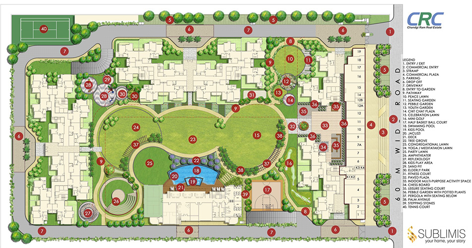 CRC Sublimis Layout