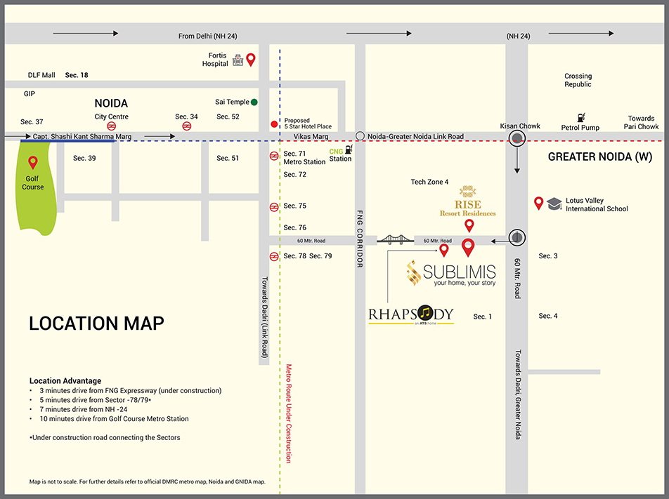 CRC Sublimis Location Map