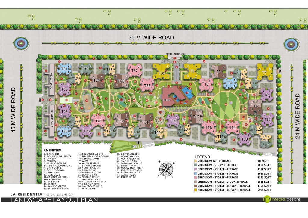 La Residentia Site Plan