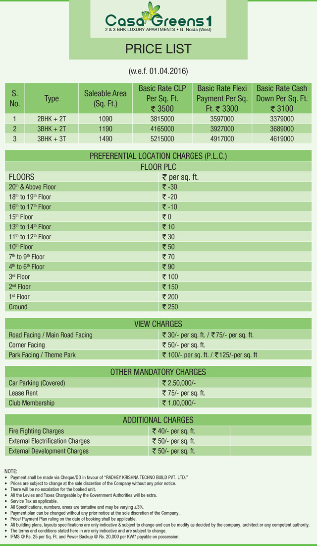 casa-greens-pricelist