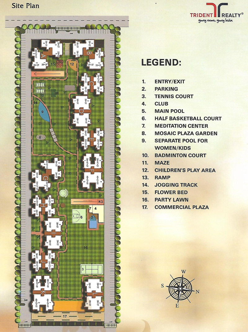 Trident Embassy Site Plan